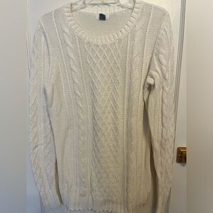 Old Navy cable knit sweater size large tall